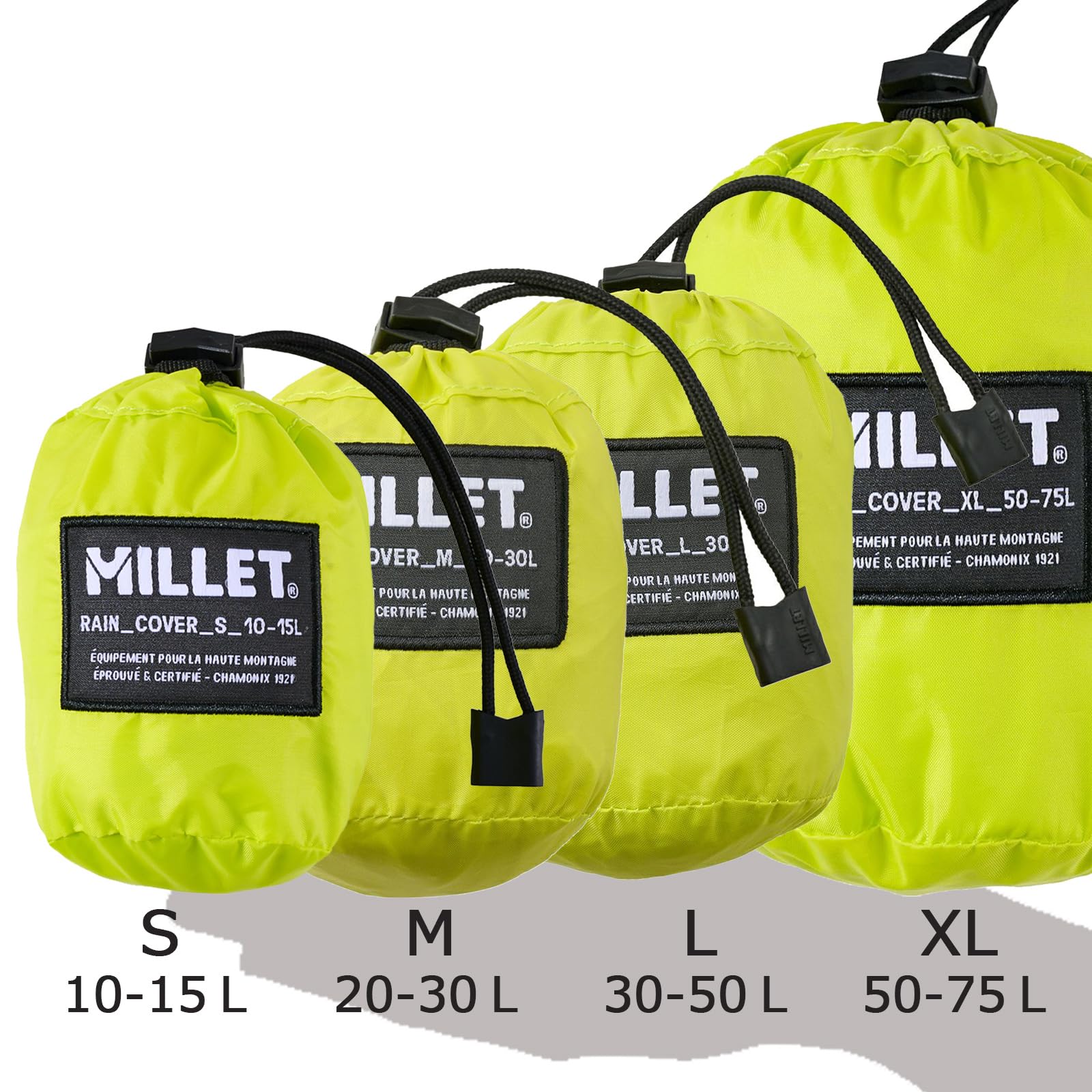 Millet RAINCOVER Plecak ochronny dla dorosłych Unisex, żółty (nowe logo), jeden rozmiar
