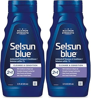 2-in-1 Anti-dandruff Shampoo & Conditioner, 11 fl. oz, Maximum Strength 2-in-1 Treatment, Selenium Sulfide 1% (Pack of 2)
