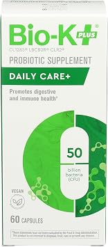 Bio-K Plus Dailycare 50 Billion Probiotics 60 Count, 60 CT