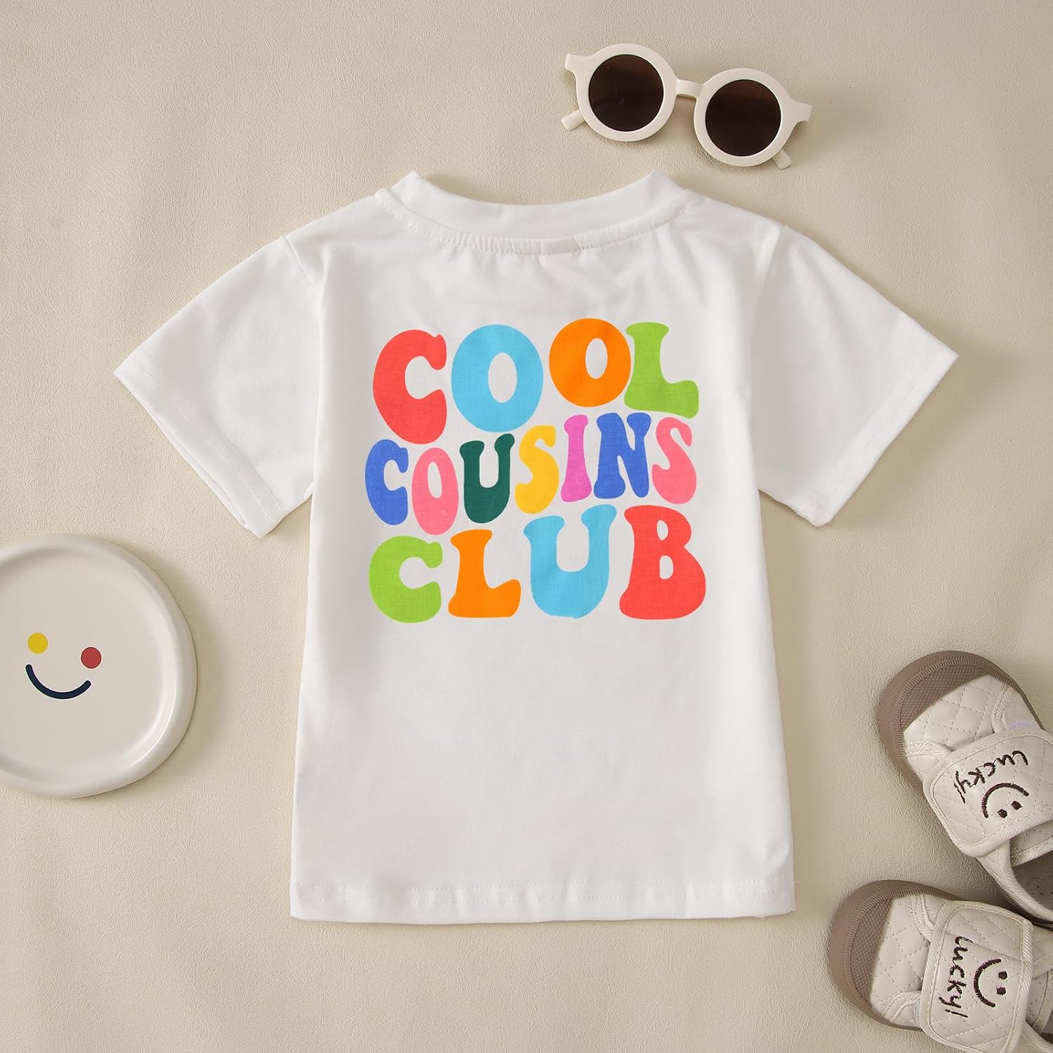CM C&M WODRO Cousin Shirt Toddler Baby Boy Girl Cool Cousins Club T-Shirt Kid Promoted to Big Cousin Announcement Tees Top