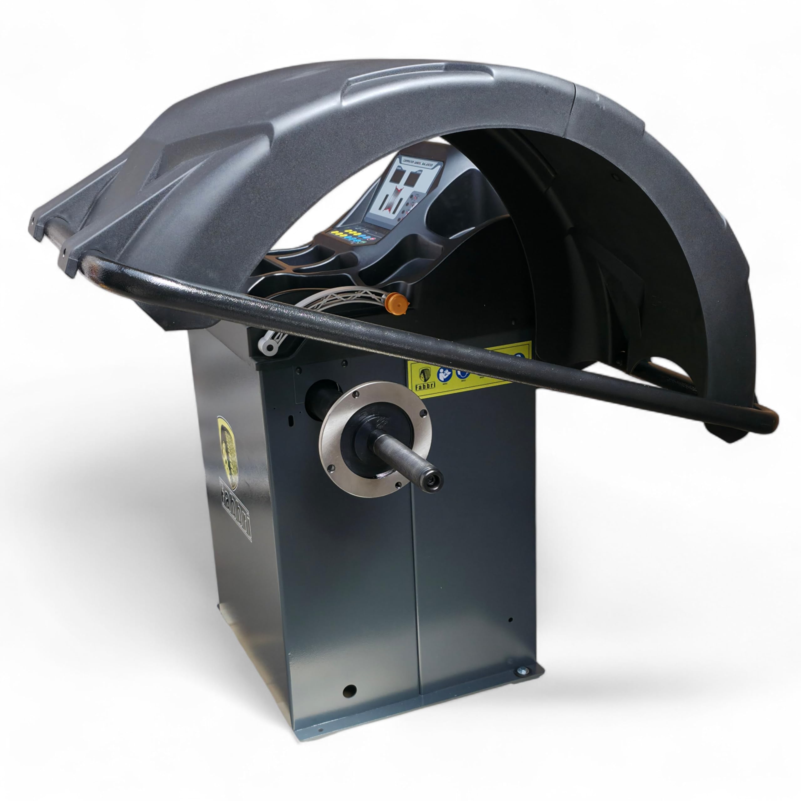 Wyważarka kół półautomatyczna, wytrzymała maszyna do wyważania felg 10-24", obciążenie koła 65 kg, dokładność ± 1 g, idealne wyposażenie warsztatowe do warsztatów samochodowych i serwisów opon