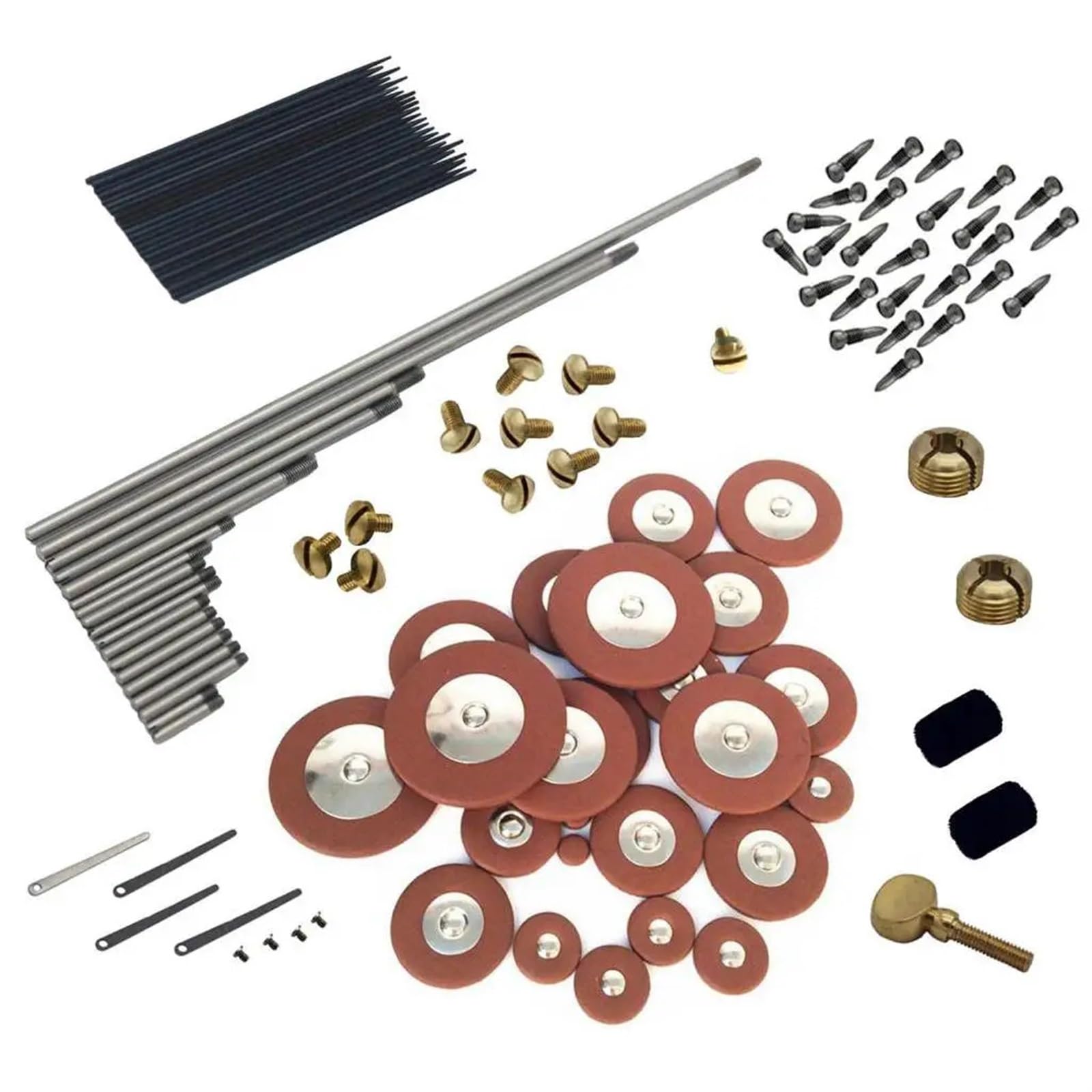 Kit di Riparazione e Manutenzione per Alto Sax 1 Set di Parti di Strumenti di Riparazione for Sassofono Contralto con Viti Ancia Armonica Accessorio Fai-da-Te