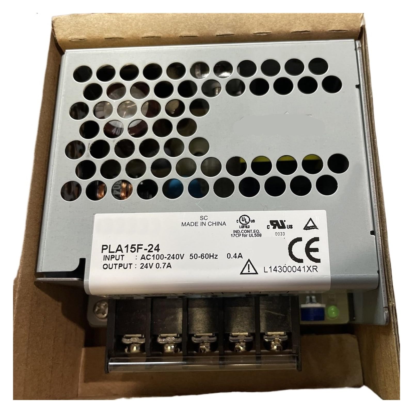 KSZHZYMGX PLA15F-24 15W INPUT AC100-240V 50-60Hz 0.4A OUTPUT 24V 0.7A Switch Power Supply