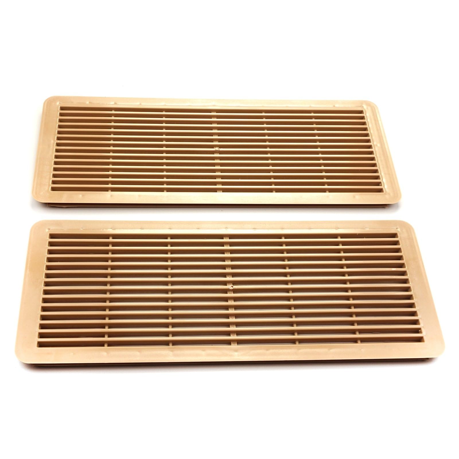 Bross 2 Pieces Sunroof Grille Vent Screen Cover Beige A2117840644 Compatible With Mercedes W203 W208 W209 W210 W211 W215 W219 W220 W240