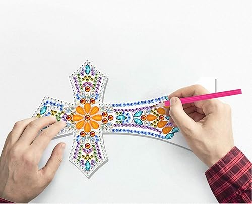 Miniatura 5 de Pintura de diamante para bricolaje con luces LED, kit de dibujo de cristal de forma especial para bricolaje, kit de dibujo de cristal para la noche,