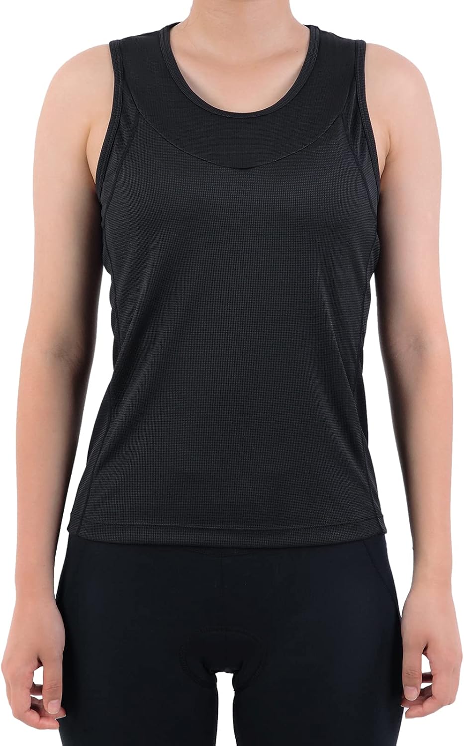 Racerback Cycling Jersey Women Indoor-Outdoor Bike Sleeveless Recreation Tank Tops with Pockets - Image 2