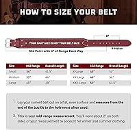 Vista 5 de Occidental Leather H.D. Cinturón de trabajo de 3 pulgadas