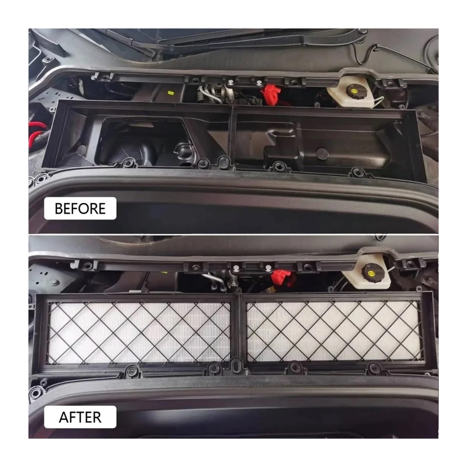 4 Piezas Filtro De Aire De Cabina Compatible Con Tesla