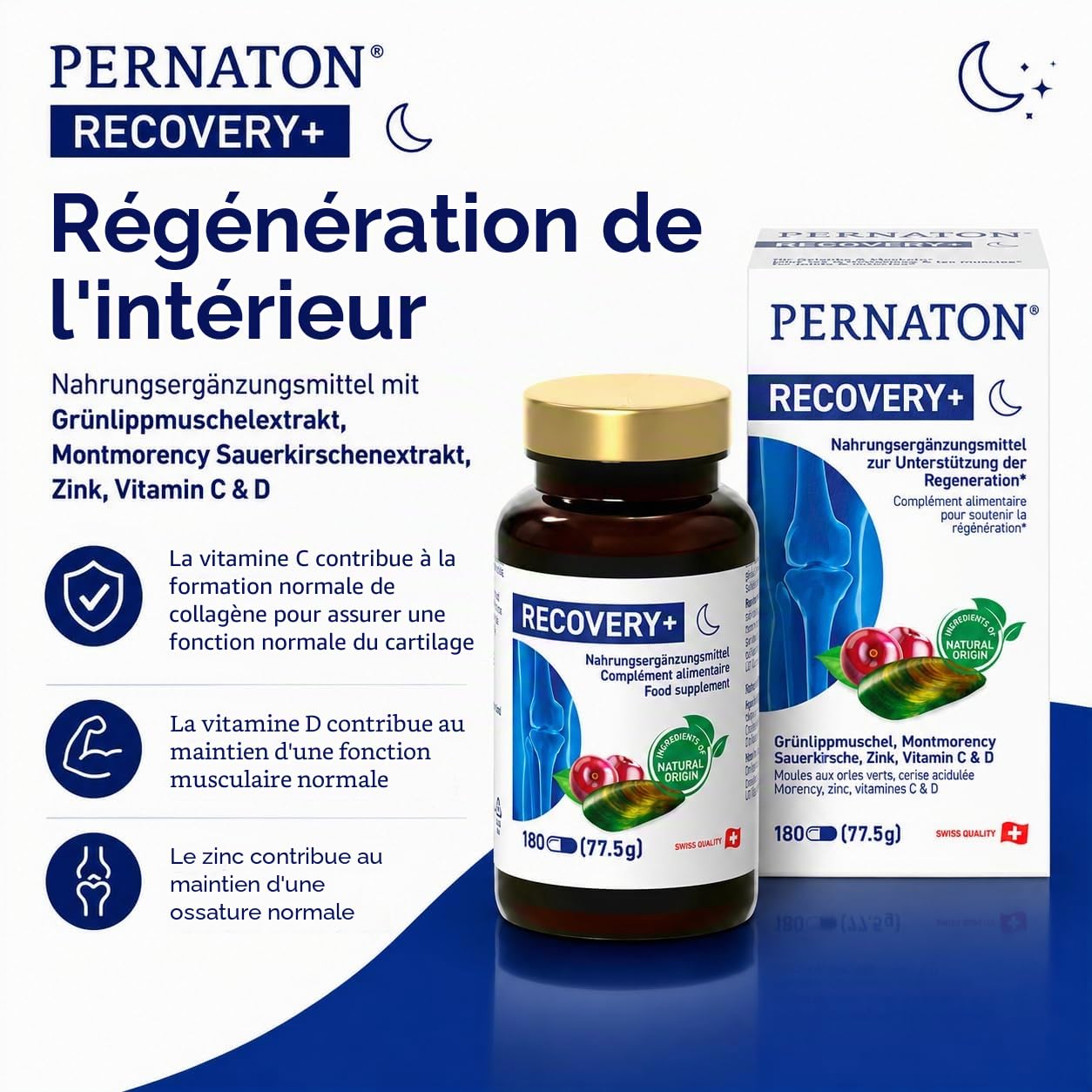 PERNATON Classic 90 gélules | Pour les articulations et les ligaments à prendre préventivement ou pour préparer des activités sportives