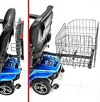 Vista 7 de Revo 2.0 - Scooter eléctrico de 4 ruedas Pride Mobility S67 + Challenger plegable cesta trasera J950