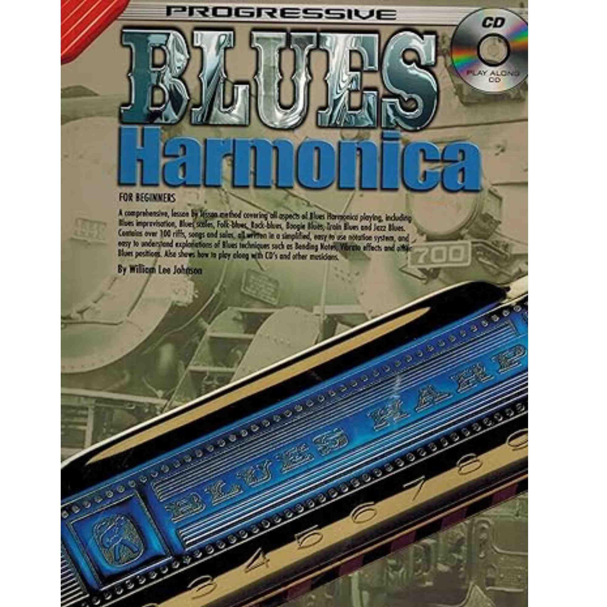 How To Play Harmonica Blues Mouth Organ Harp Progressive Tutor Book CD - H8: