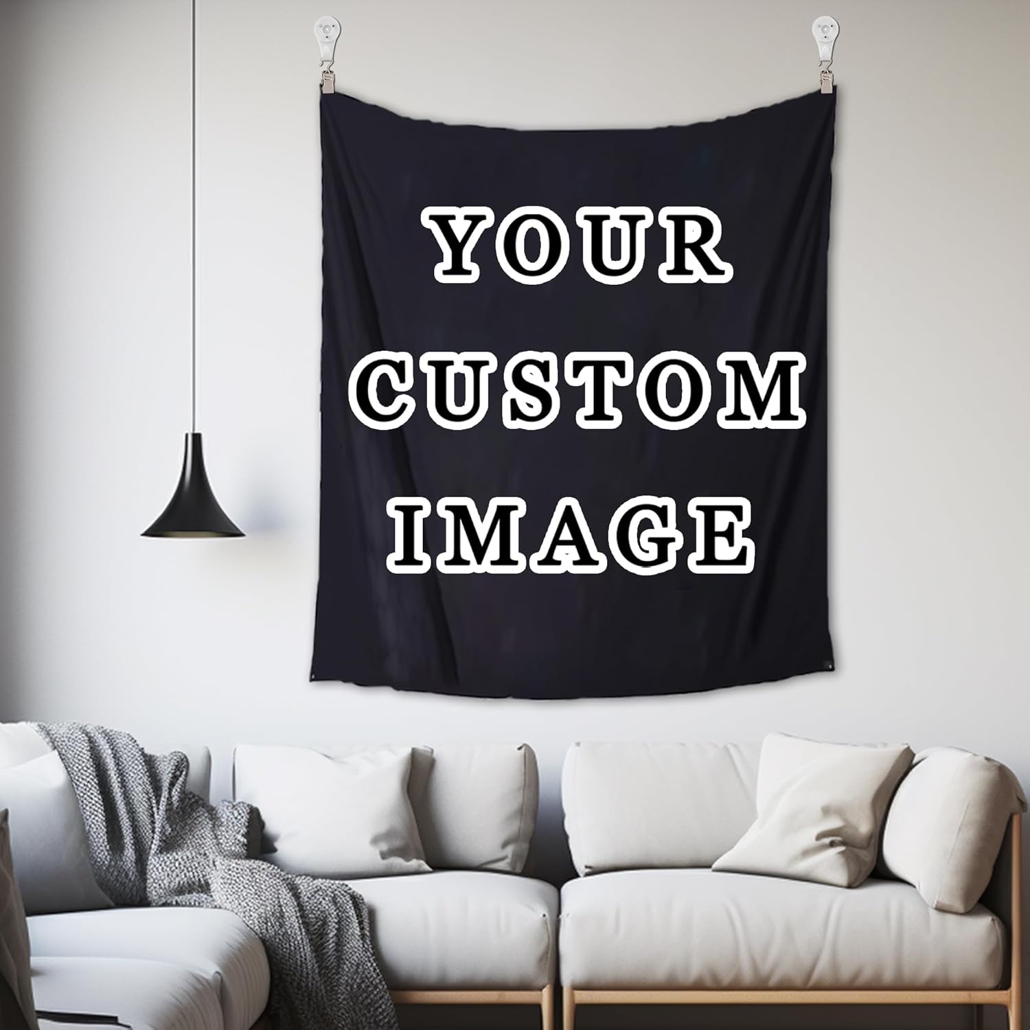 Custom Tapestry Upload Images Banners and Signs Customize
