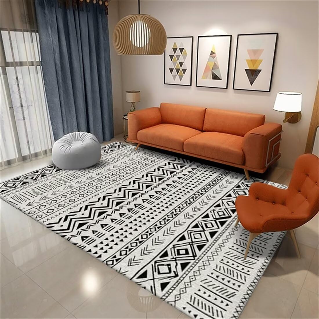 Tapis de jeu bébé fini les taches et les bruits de pas tapis lavable 70X140