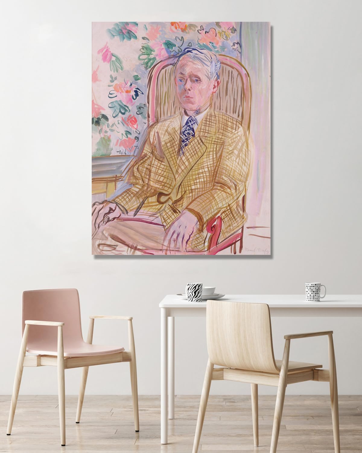 Raoul Dufy nadruki (autoportret 3), plakat podróżny w stylu vintage, sztuka impresjonistyczna, obraz ścienny na płótnie do dekoracji domu, 30 x 40 cm, tylko płótno