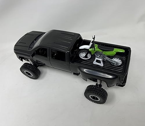 Miniatura 4 de NewRay X-Treme Adventure Chevrolet 3500 HD Off Road con Dirt Bike Playset