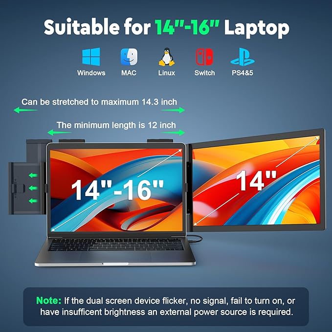 Monitor Extensor 14 FHD IPS miniatura 2