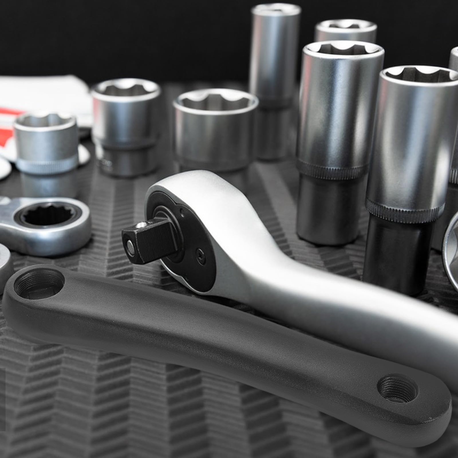 Braccio della Pedivella della Bici Elettrica 170mm 2 Pezzi Metallo Nero | Foro Quadrato Orizzontale, Montaggio Semplice e Compatibilità Versatile, per Bici da Strada e Cyclette