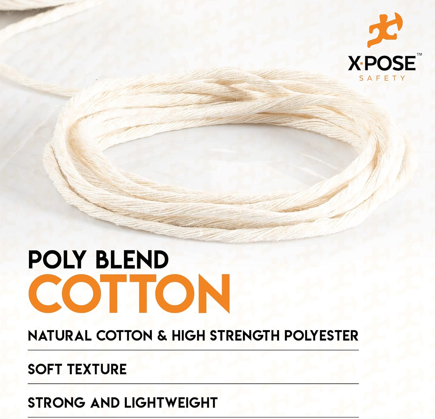 Cotton Twine - Food Grade Cotton String Ball - Bakers, Butchers Twine for Meat, Cooking Twine for Rotisserie, Kitchen - Natural White String Line for Crafts, Gift Wrapping Pack of 6