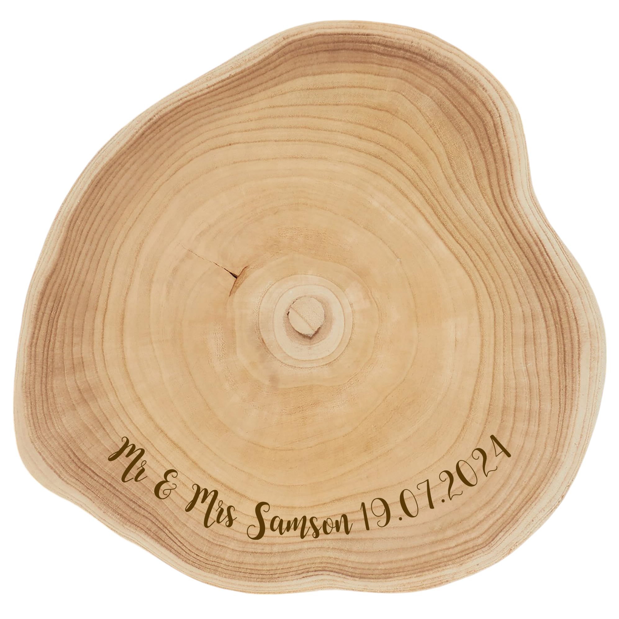XL Personalised Engraved Wooden Cake Board, Wedding Cake Stand, Birthday Christmas, Log Slice, Rustic Wedding, Rustic Cake, Plate Holder