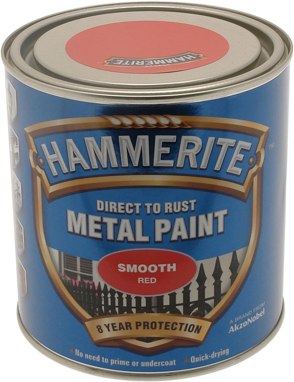 Hammerite HAM6722102 500ml Metal Paint Smooth Red Amazon.co.uk