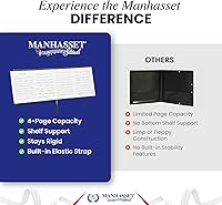 Vista 5 de Manhasset Carpeta Fourscore modelo 1650 #1650, accesorio de soporte de música
