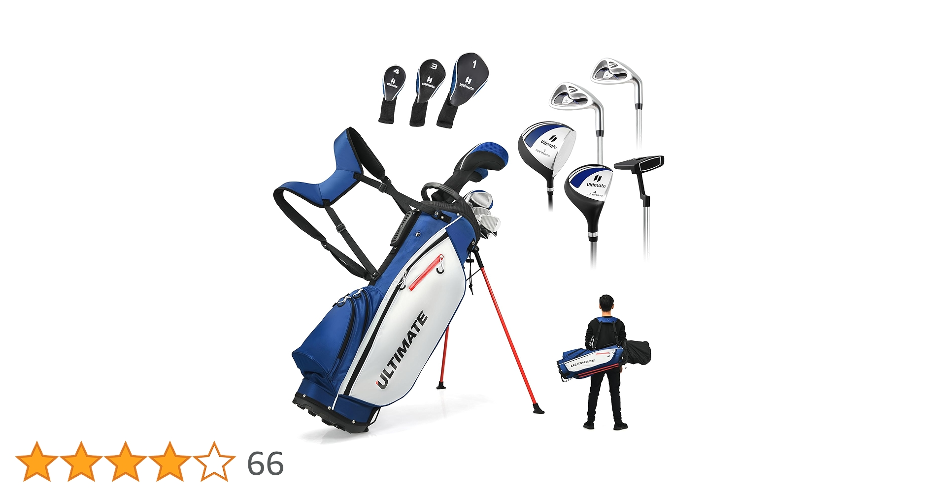 ULTIMATE Men's Complete Golf Club Set - Right Handed, w