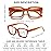 Readers for Women Oprah Style Square Reading Glasses with Spring Hinge Blue Light Blocking for Men Ladies HHL +1.0