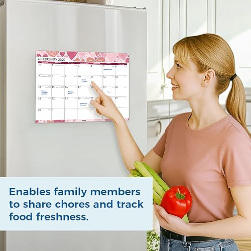 Miniatura 7 de SUNEE Calendario magnético para refrigerador 2025-2028 de julio de 2025 a junio de 2028, calendario magnético para refrigerador de 3 años para la
