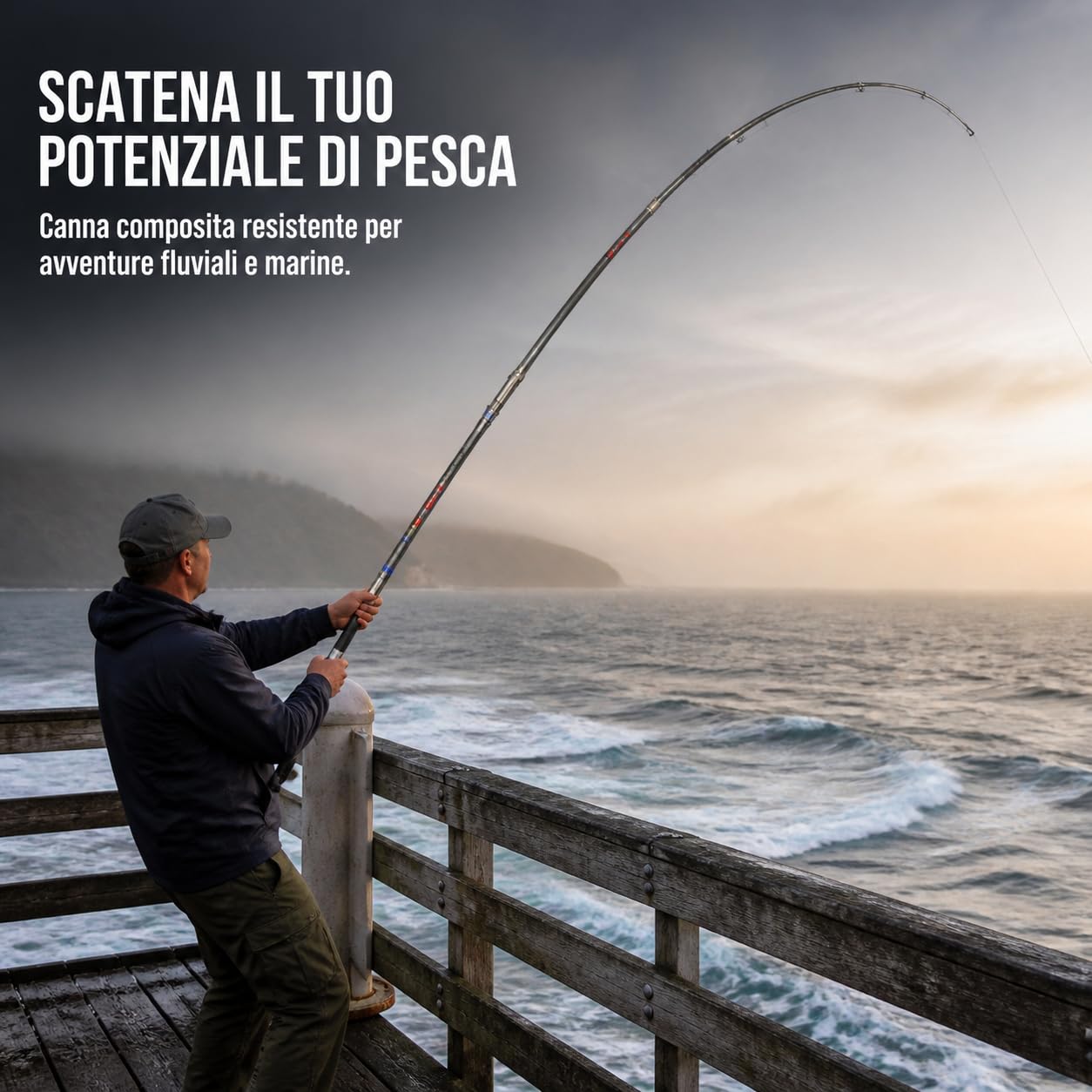 Canna da Pesca Telescopica Casting