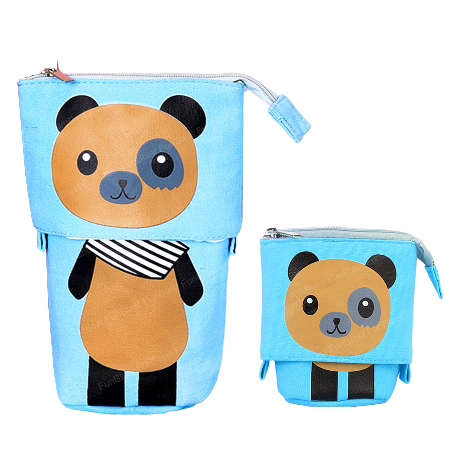 FunBlast Standing Pencil Case Cute Pencil Pouch for Girls & Boys - Korean Boba Pop Up Stationery Makeup Cosmetic Organizer Box, Pen Pencil Pouches for Stationary Boys Kids Women School Students (Bear) (B0D7CZCBM5) Amazon Price History, Amazon Price Tracker