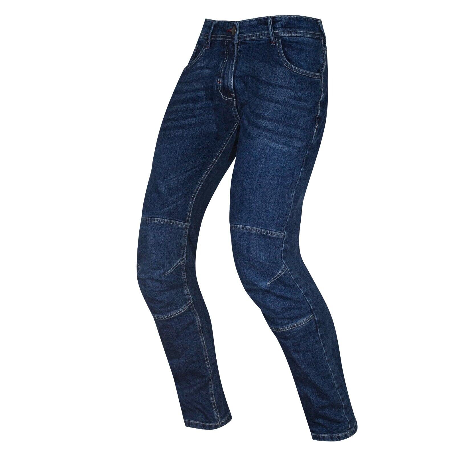 Jeans da per Moto con Protezioni Uomo e Donna Ginocchia e Fianchi omologate CE