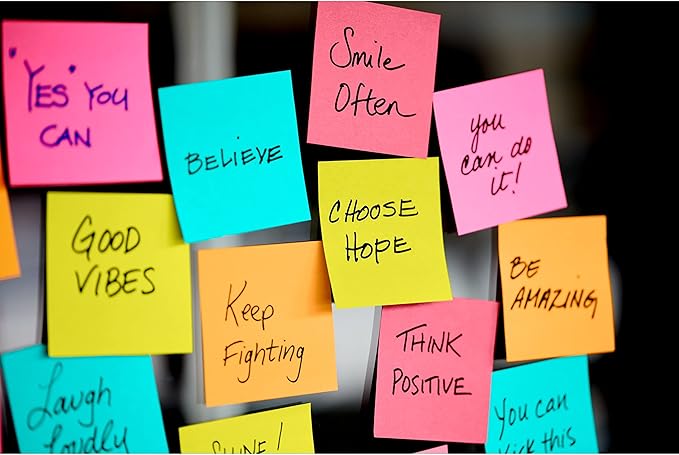 Notas Adhesivas 15 Pads 45 Hojas Surtido Colores miniatura 14