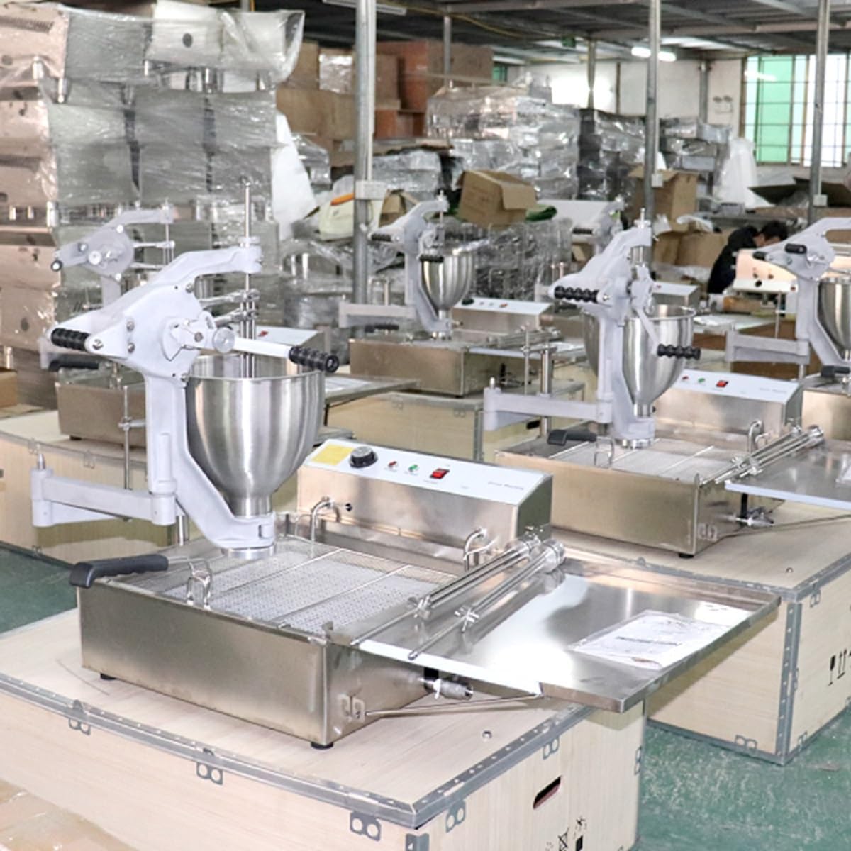 Commercial semi automatic mochi /ring/ball different mold Donut Machine,Donut Makers,Donuts Making Machine adjustable thickness,Donut fryer 3000w,9L hopper,large capacity,for bakery,food cart