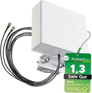 5G LTE Antenne Außenantenne Multiband MiMo Richtantenne Duo Antenne 2x9 dBi max. Verstärkung 5G / 4G / 3G Wetterfest Outdoor für LTE Router mit SMA Anschluss für alle Netze 690-3800 MHz netshop 25