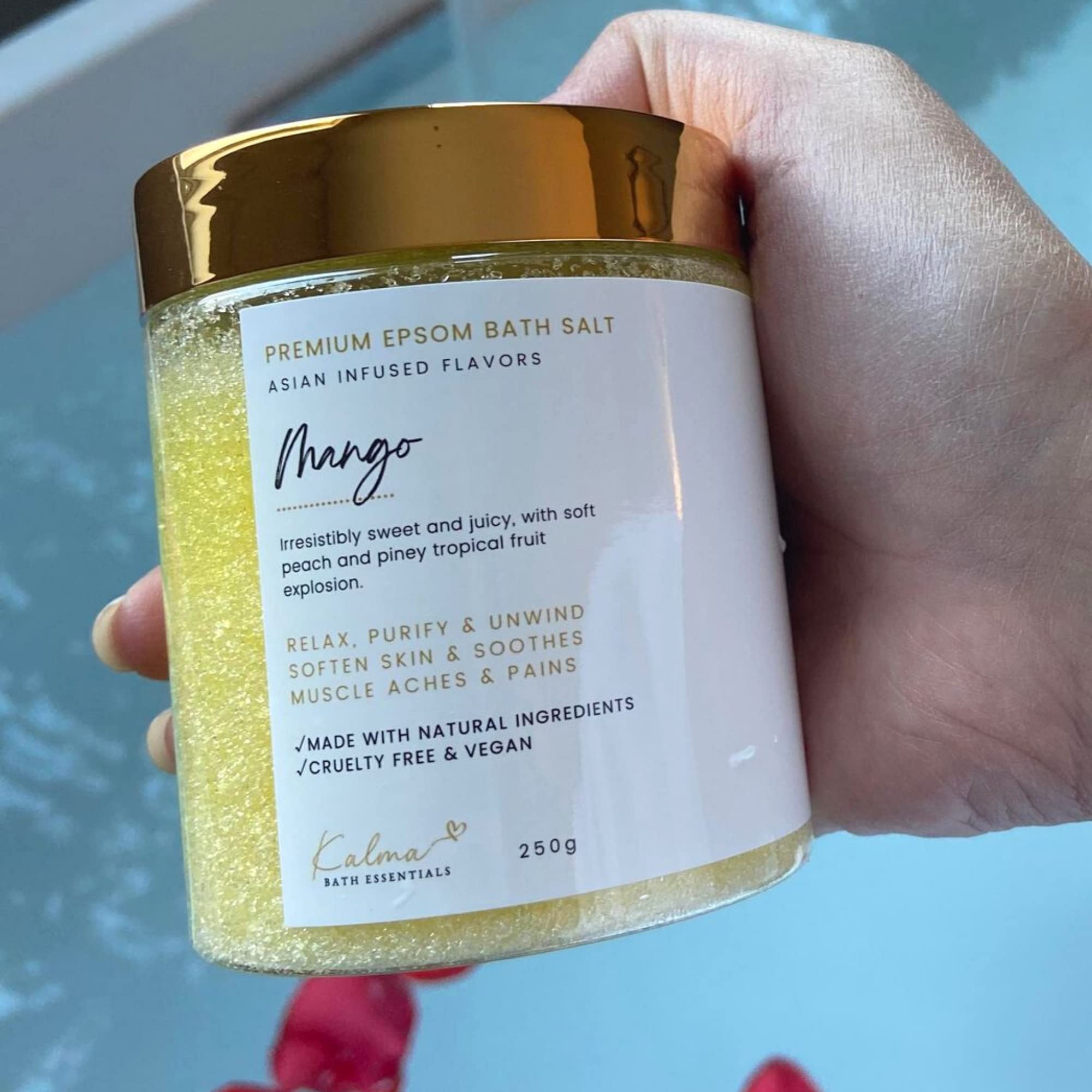 Premium Asian-Infused Epsom Bath Salt (Mango)