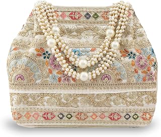Vesara Golden Potli Handbags For Women | Potli Bags For Ladies For Wedding | Potli Bags For Women | Wedding Bags For Woman... Price In India