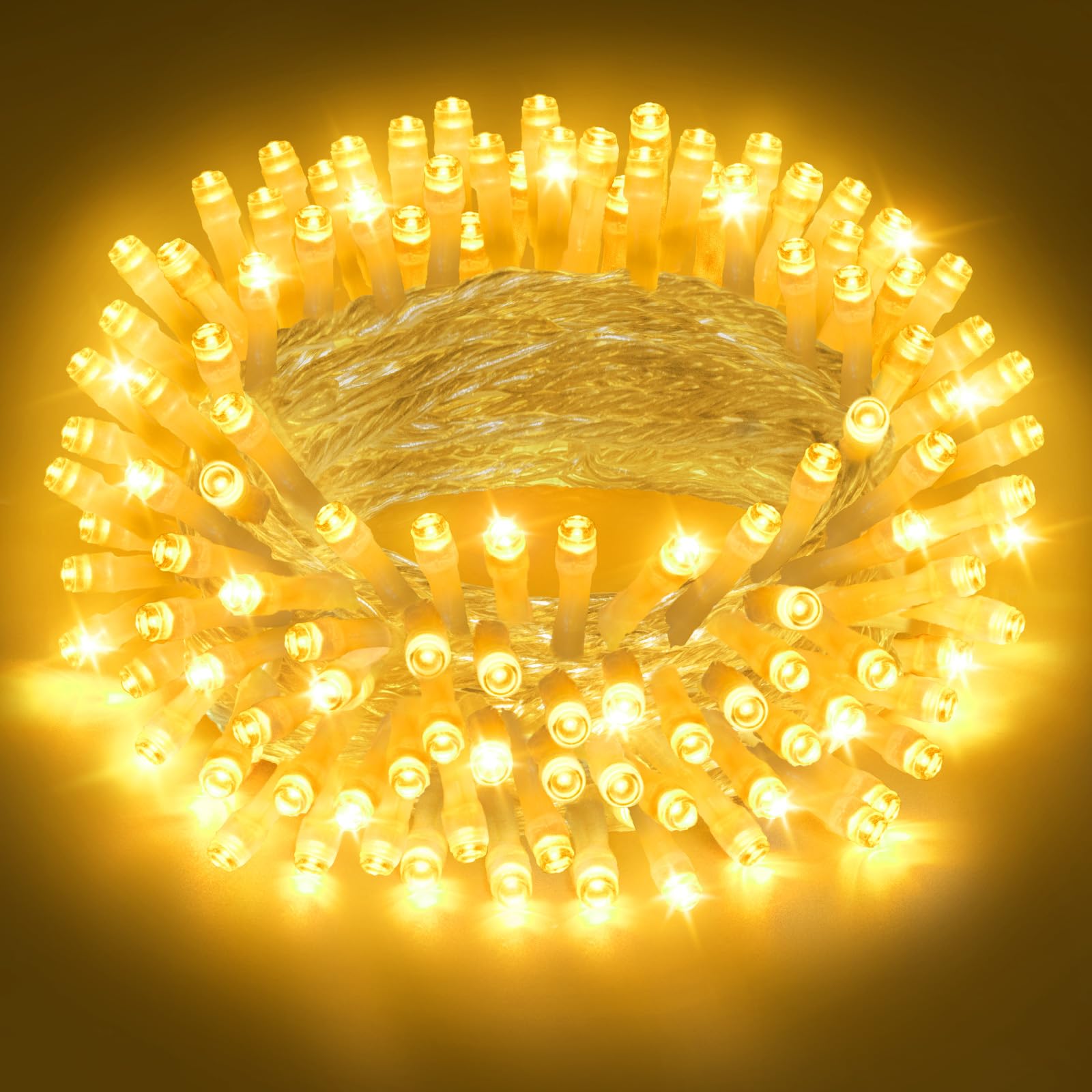 FFZZKJ Lichterkette Außen Weihnachten Batterie Wasserdicht 3M 30LED Lichterkette Außen batterie Timer für Weihnachten, Kinderzimmer, Schlafzimmer, Hochzeiten, Warmweiß