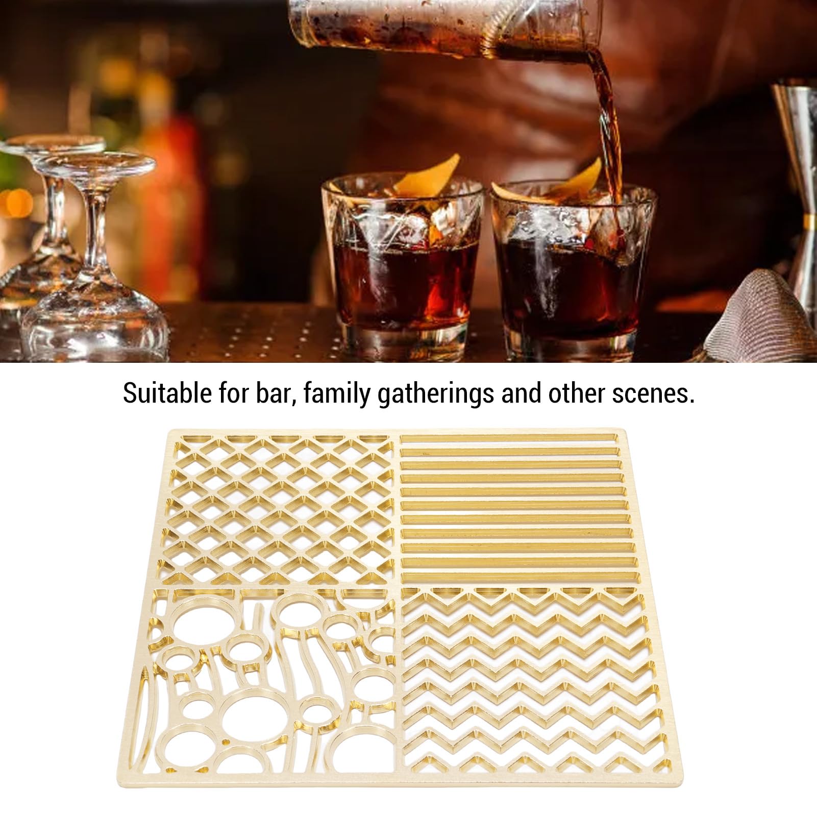 Focket Bandeja para Cubitos de Hielo, Material de Cobre, Sello de Hielo