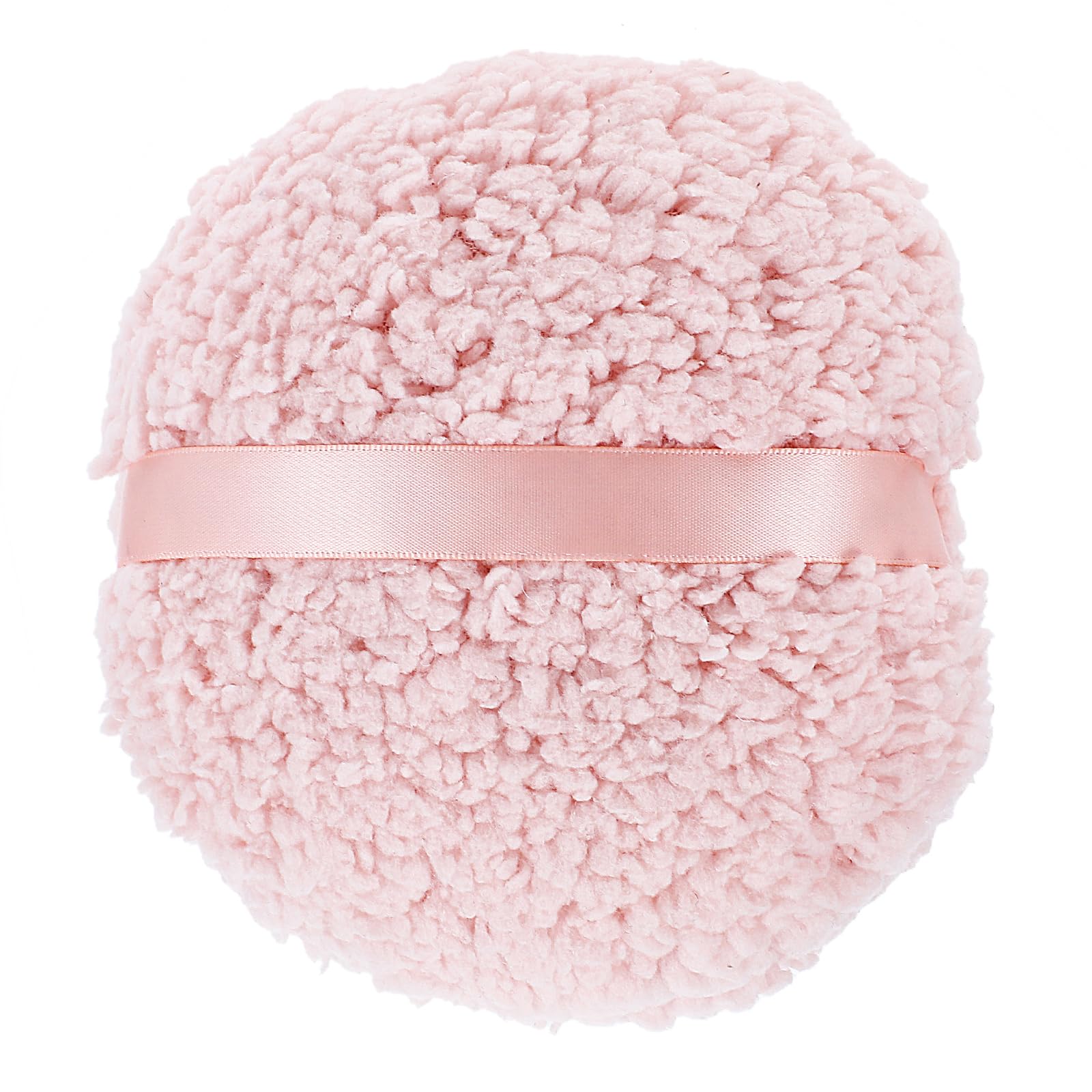 Powder Puff, 5.9’’ Body Powder Puff Large Velvet Dust Puff Ultra Soft Washable Large Round Velour Powder Puff, Soft Reusable Body Powder Applicator Face Powder Puffs for Loose Mineral Powder