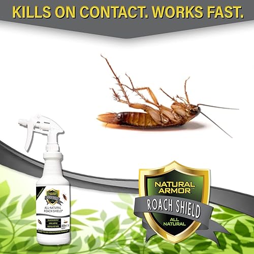 Miniatura 9 de Asesino de cucarachas y repelente de menta para cucarachas y cucarachas, espray natural y seguro para infestaciones en interiores y exteriores -