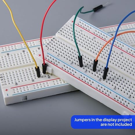 ELEGOO 3pcs Breadboard 830 Point Solderless Prototype PCB Board Kit for Arduino Proto Shield Distribution Connecting Blocks