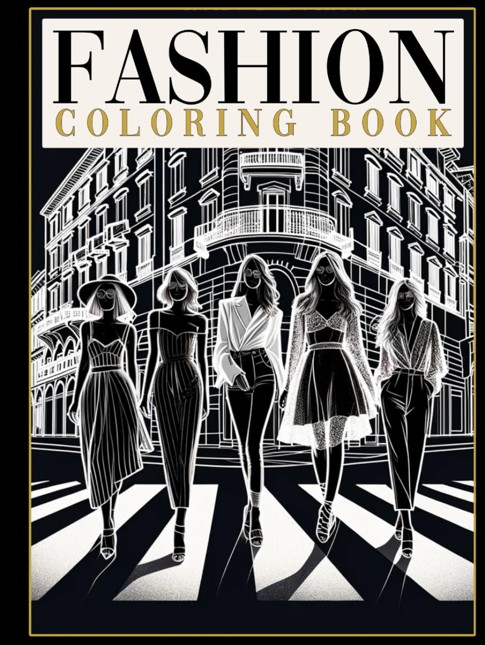 Idée cadeau livre de coloriage de mode luxe : un voyage artistique à offrir aux passionnés