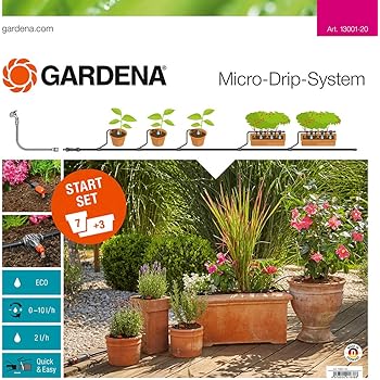 Gardena 13001-20 Set de inicio para macetas M, práctico, con ...
