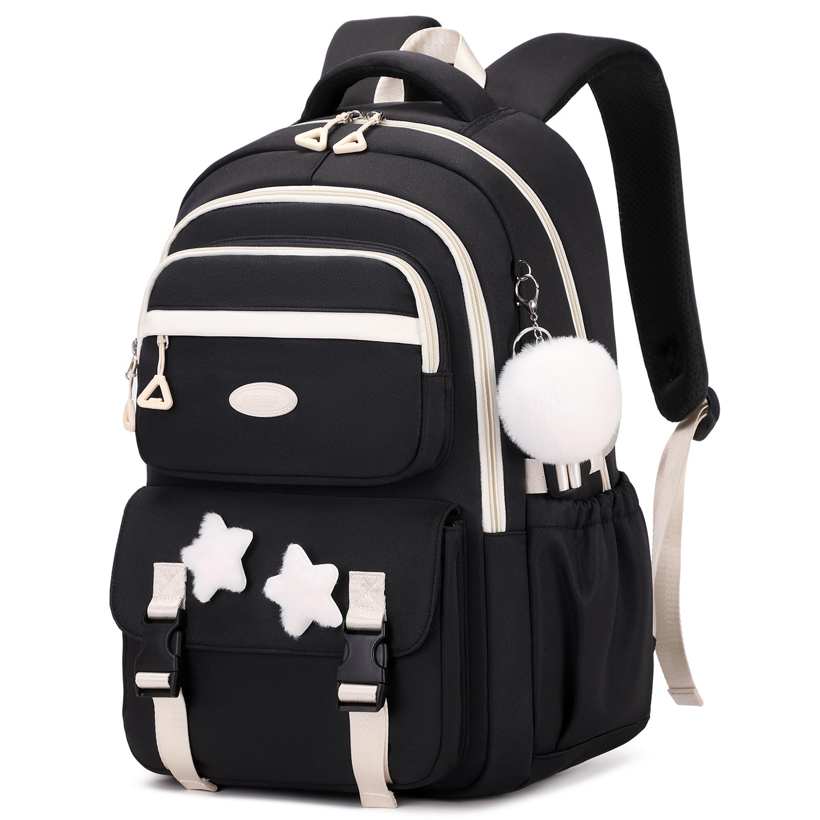 Amythe Schooltas Meisjes Rugzak School Meisjes, Ademend Schoolrugzak voor Meisjes 1. - 5. Klasse, Leuke Schoolranzen Kinderen voor Basisschool Middelbare School, zwart, roze Amythe Schooltas Meisjes Rugzak School Meisjes, Ademend Schoolrugzak voor Meisjes 1. - 5. Klasse, Leuke Schoolranzen Kinderen voor Basisschool Middelbare School, zwart, roze