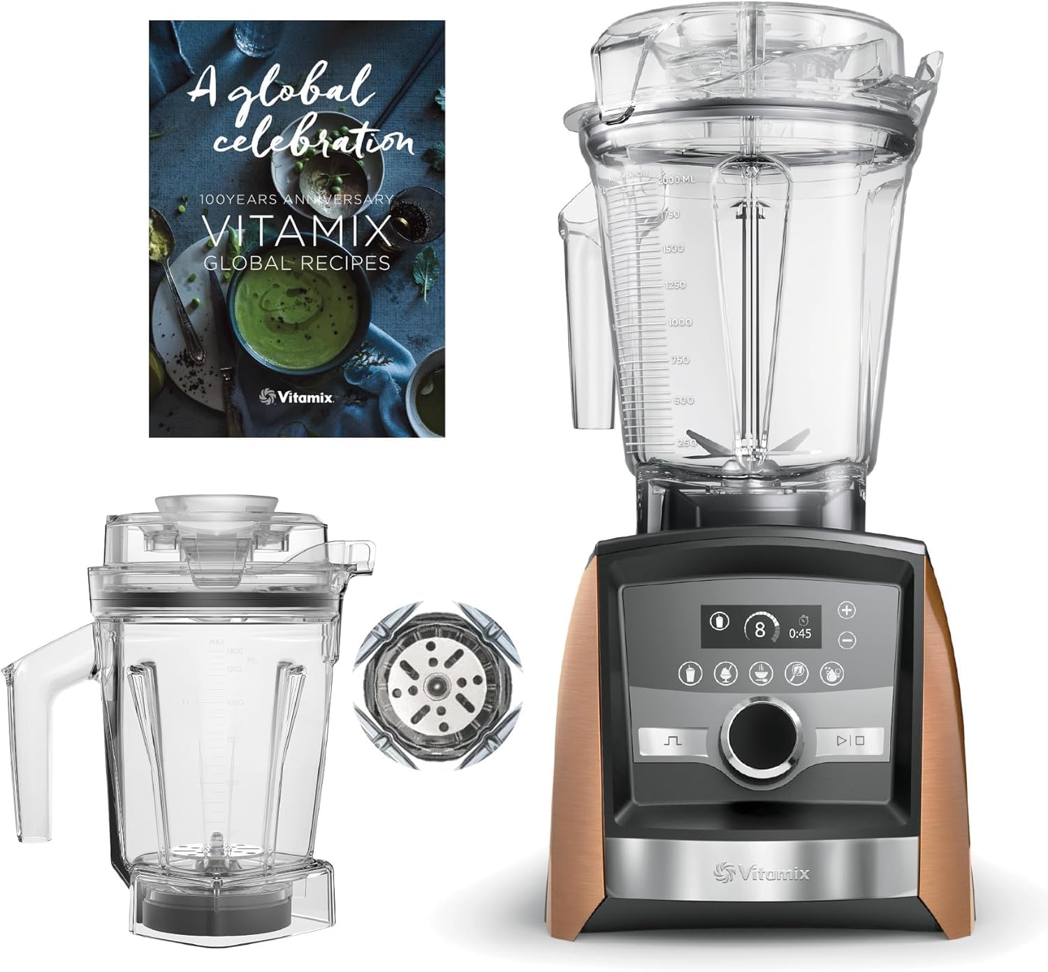 Amazon | 【公式】Vitamix A3500i コパー ミキサー 1.4L エアー 