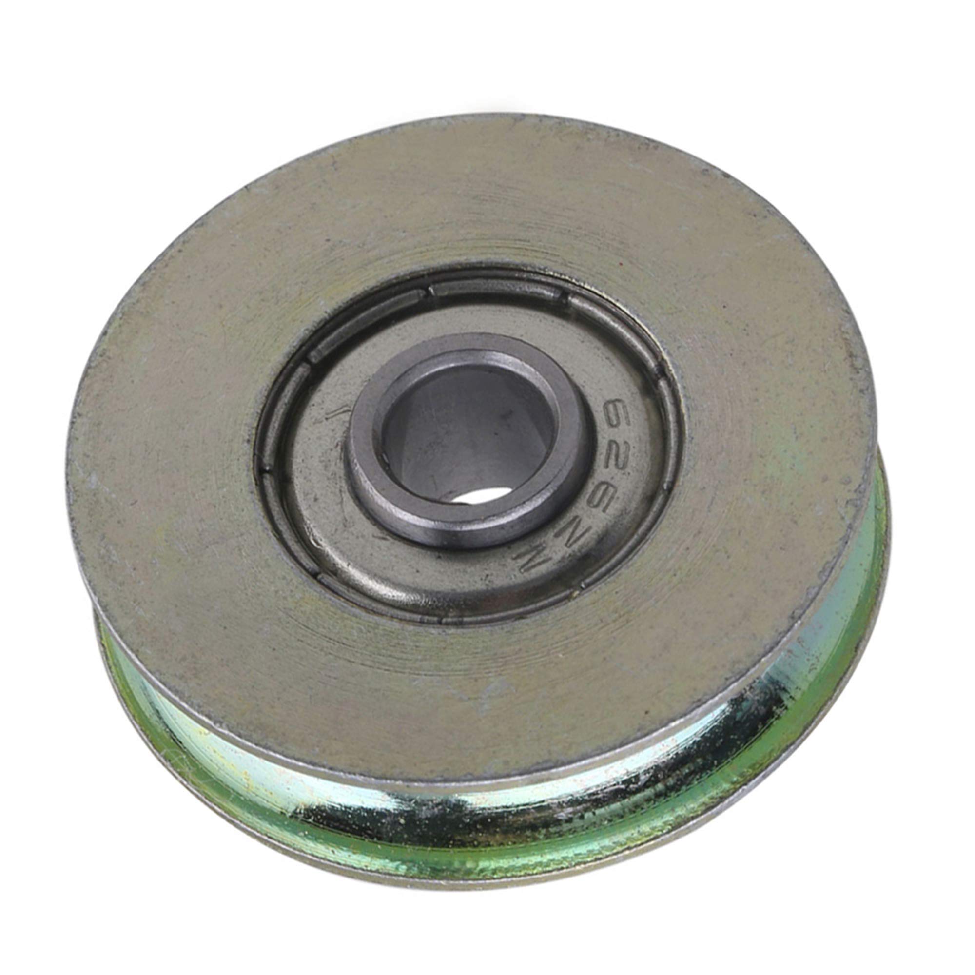 Puleggia U-Sd per impieghi gravosi con cuscinetti a sfera 6200, struttura in alluminio e acciaio da 6,4 x 32 x 8 mm, prestazioni ottimali per sollevamento, sartiame e sollevamento