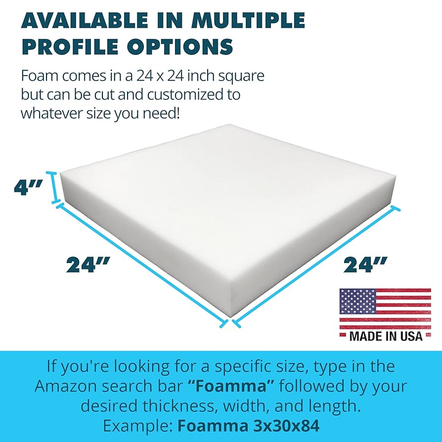 Foam For Cushions Foamy Foam High Density Inch Thick 24 Inch