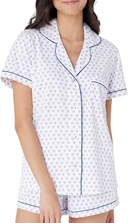 Women's Monkey Pajama Set, Button-Down 2-Piece Cute Sleepwear | Cute,Lightweight Soft,Button Down with Pocket,V Neck,Holiday Vacation Sleepwear,Beach, Christmas Birthday New Year Gift