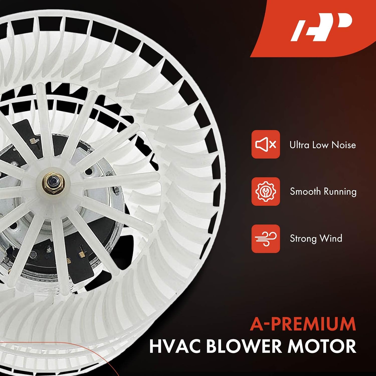 A-Premium Front HVAC Heater Blower Motor Compatible with BMW 525i, 535i, 735i, 540i, 530i, 850i, 840Ci, 750iL, 740i, 740iL, M5, 735iL, 850Ci, 535is, 525iT, 850CSi