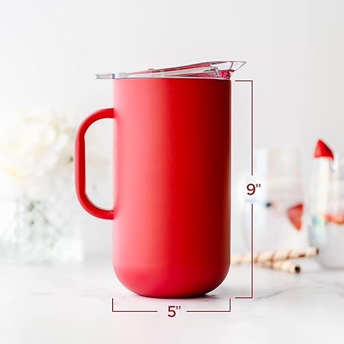 Miniatura 4 de served Marca jarra de alta calidad 2 litros mantiene las bebidas frías o calientes durante horas con nuestra jarra de acero inoxidable aislada al